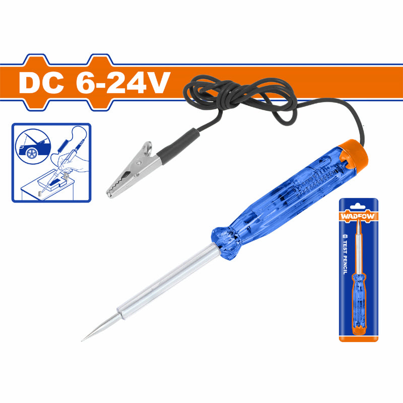 Probador de Voltaje Automotriz de 6-24V. Pantalla Digital. Long. Max. 0.7m. Diámetro: 3mm.