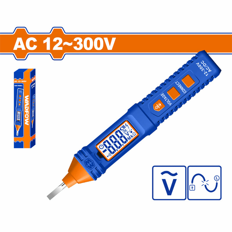 Medidor probador de voltaje de lápiz. 12V-250V. Voltaje de prueba: CA 12-300V.