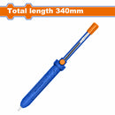 Bomba para Desoldar. 340 mm. Diámetro:6.5 mm. ABS. Diámetro bomba de estaño 26 mm.