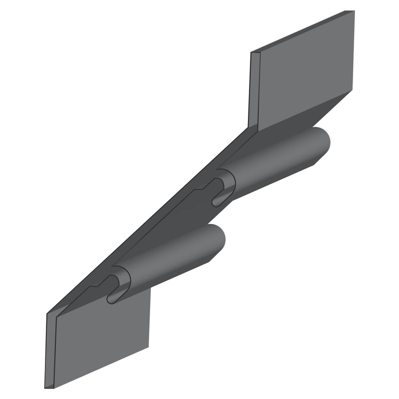 Lama de Louver en foma de Z 50MM. Espesor 1.3 mm. Largo 5.85 mts. Acabado Anodizado Silver