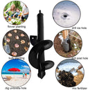 Punta de taladro en forma de espiral para agricultura. 3''X12''