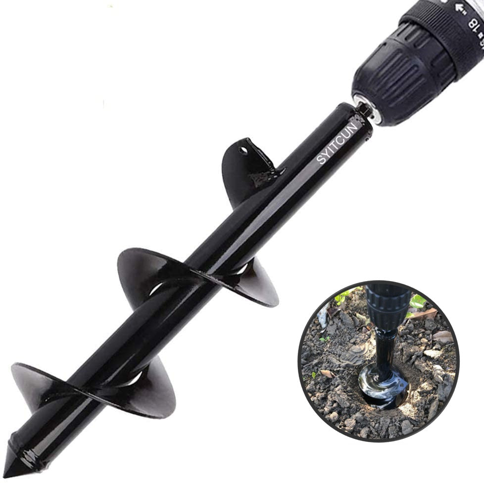 Punta de taladro en forma de espiral para agricultura. 3''X12''