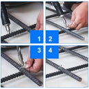 Amarrador semi automático de alambre en varilla de construcción.