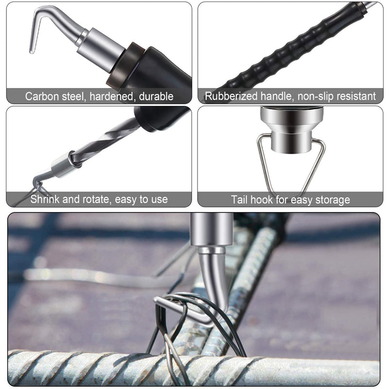 Amarrador semi automático de alambre en varilla de construcción.