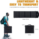 Panel solar generador de energia portatil de 100W y 18V