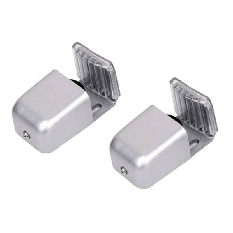 Par De Guias Para Puertas Automaticas Ajustable Desde 8 A 40 Mm Para Puertas De Vidrio O De Perfiles