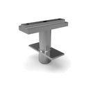 Conector de poste a pasamanos. Inox ligth.