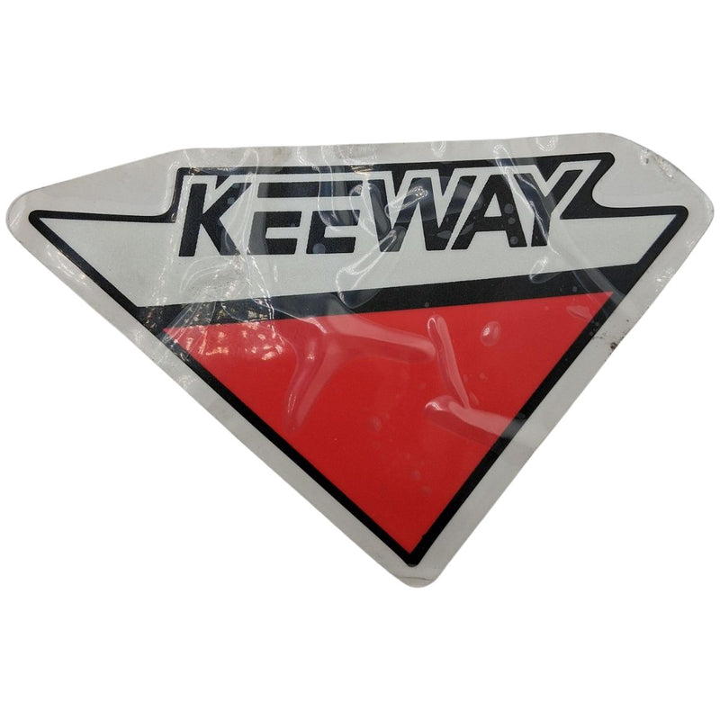 Calcomania derecha del guardabarros delantero negra (RKG150)