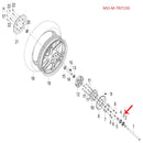 Sello antipolvo (TNT135 / TNT150 / TNT25 / TRK251 / LEONCINO250 / 302S / LEONCINO500)