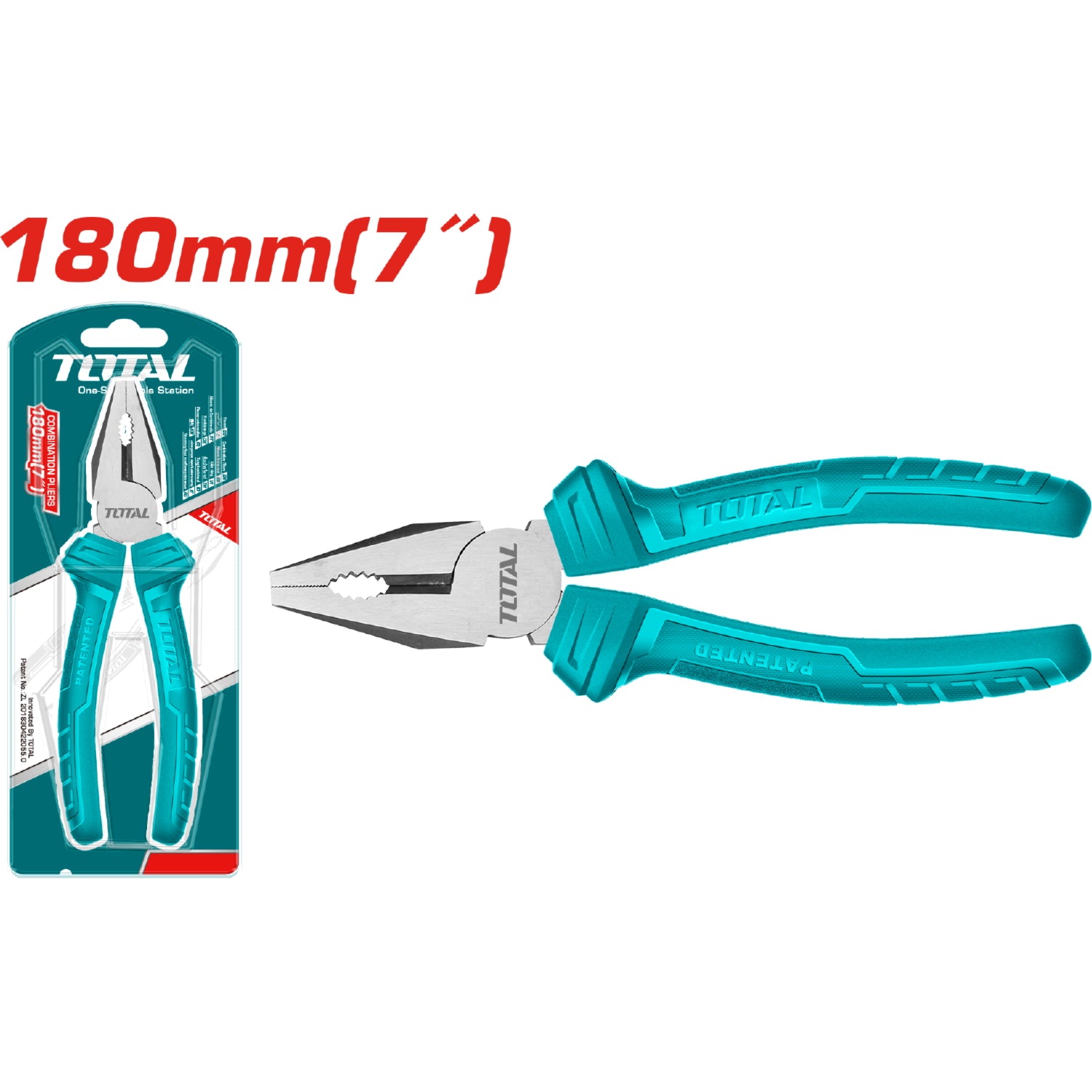 Alicate de combinación 7"/180mm.