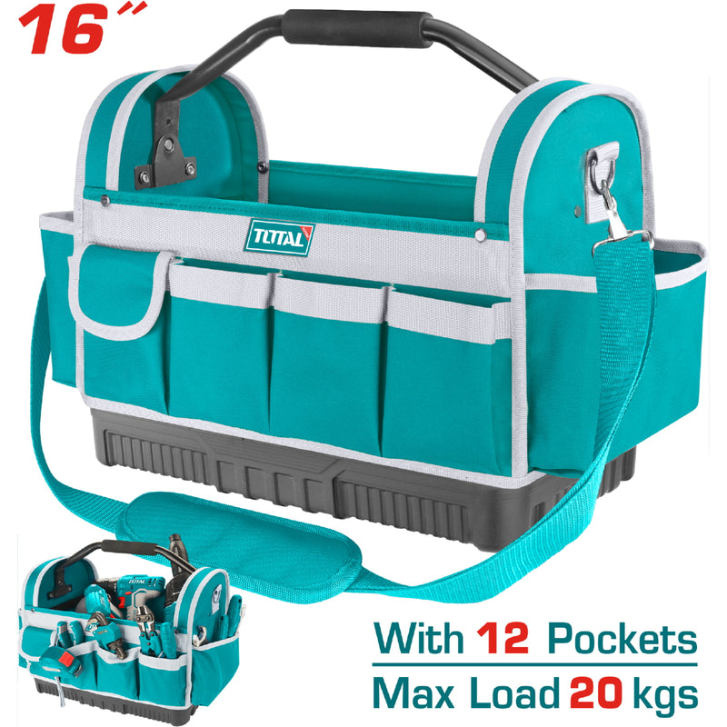 Bolso Caja  herramientas de poliéster 600D, Tamaño 16”