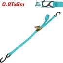 Sujetador tipo matraca 6m x 25mm. 0.8T