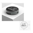 Cinta métrica digital con pantalla LCD, recargable por USB Tipo C.