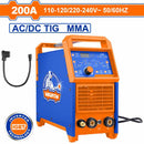 Máquina De Soldar AC DC Inverter 200A Modelo Medium Duty 30% Ciclo de Trabajo AC DC TIG/MMA 110V-220V. Tig alta frecuencia