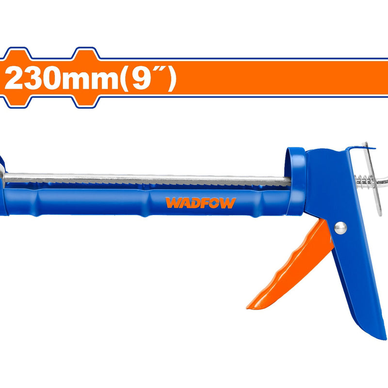 Pistola de Silicón de 9" Calafateadora Sólida. Espesor 0.6mm. Diámetro 51mm.