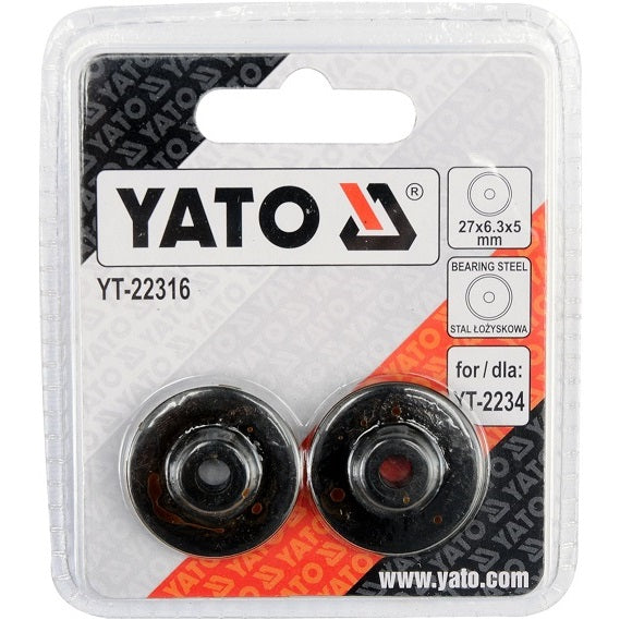 Repuesto de Disco Rueda de Acero para Cortador de Tuberia de Gran Velocidad. Dimensiones: 27 x 6.3 x