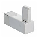 Toallero de gancho cromo pulido cuadrado Dica