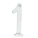 Numero 1 slim 4" cromo satinado Lock