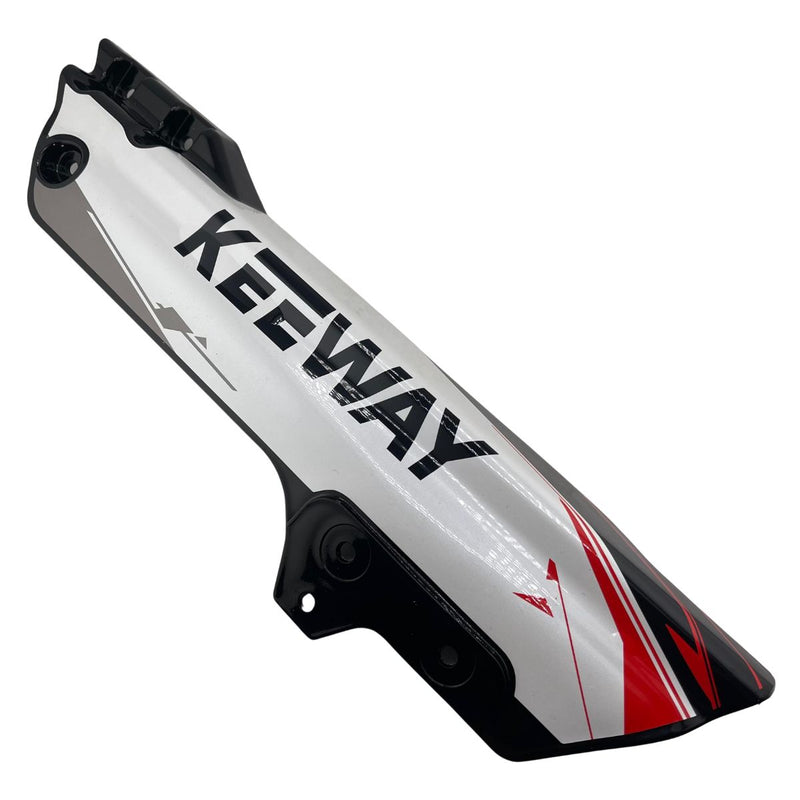 Covertor de amortiguador delantero izquierdo con calcomania blanca (TX200)