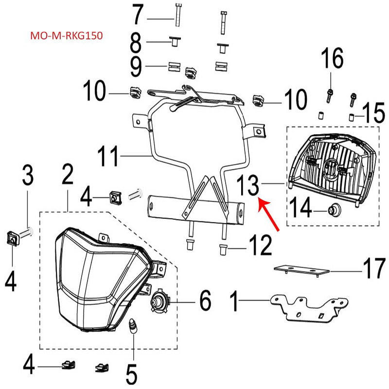 Faro Trasero (RKG150)