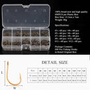 Anzuelos Set De 600 Pzs #3-#12