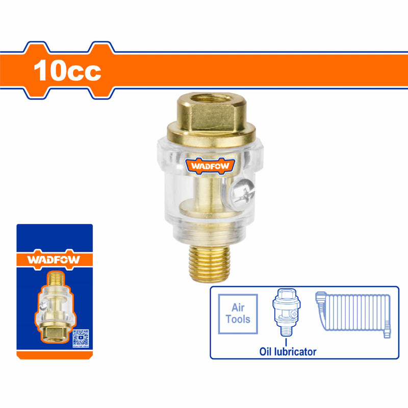 Lubricador de Aire para compresores 10cc. Entrada de aire 1/4".