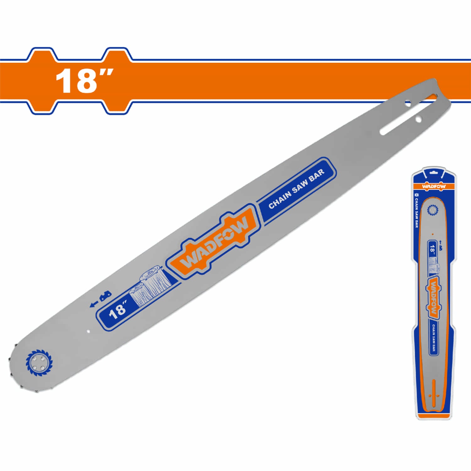 Espada de 18" para motosierra a gasolina WGC1552