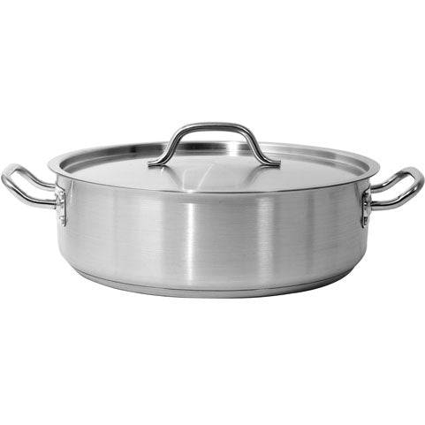 Cacerola Con Tapa De Acero Inoxidable (Tamaño: 36 X 11 Cm, Capacidad 11.2 L)