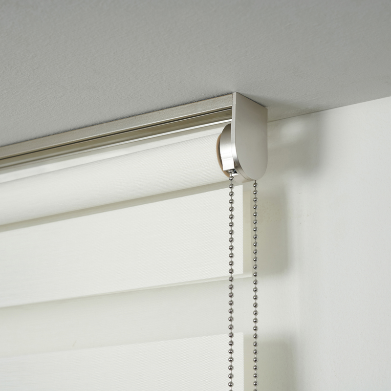 Persianas Roller Enrollable Eclipse BLANCO DUAL 80X160CM INSPIRE (Calidad Profesional)