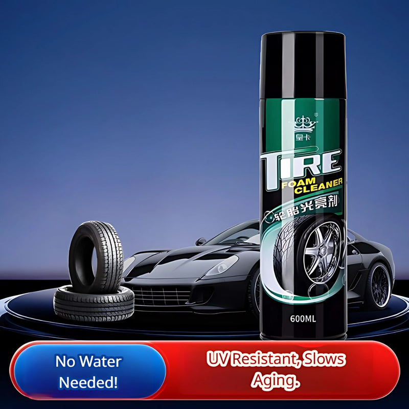 Espuma Limpiadora Para llantas 600ML. (Unidad) Limpiador De neumáticos en spray aerosol.