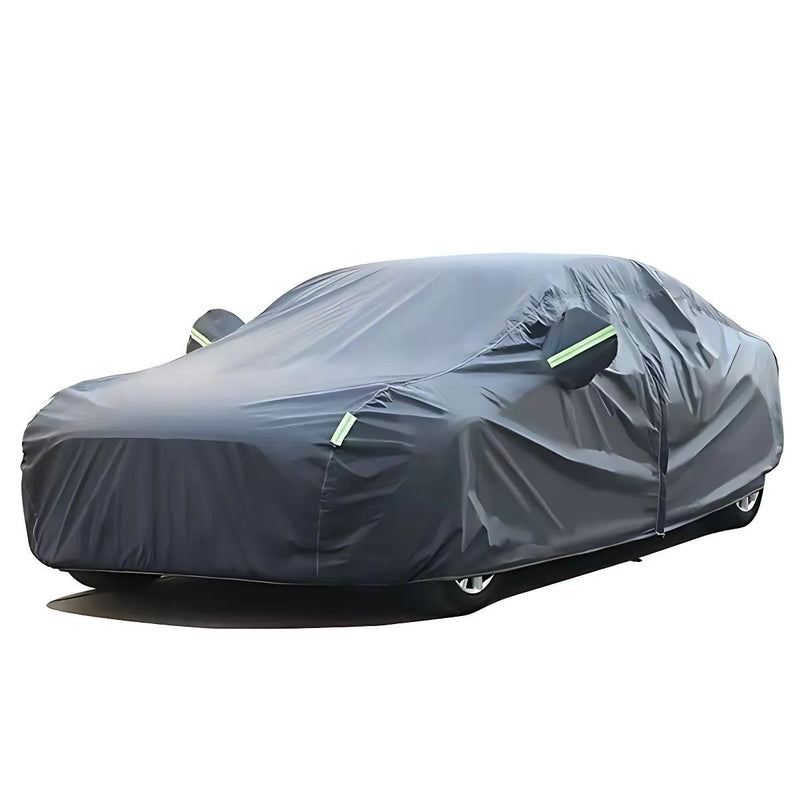 Funda Impermeable M (430×160×120cm) para autos. Protección Total contra Lluvia y Sol. Cobertor para carros.