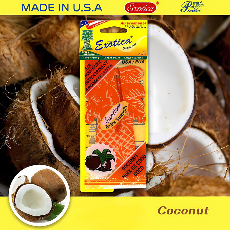 Desodorante con aroma a Coconut. Aromatizante para Auto. Neutralizador de olores.