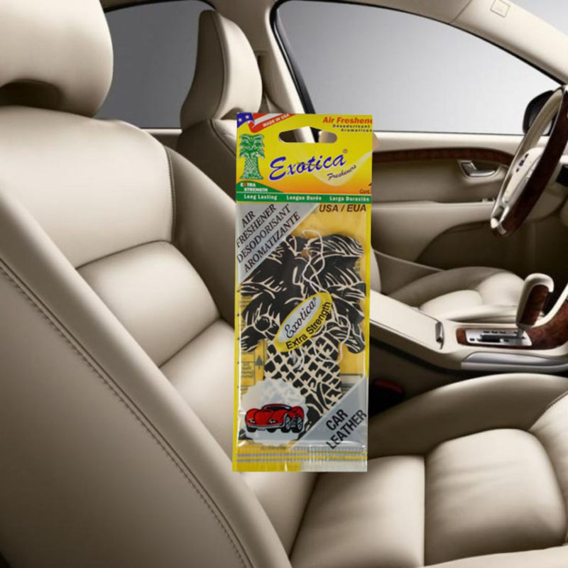 Desodorante con aroma a Exotic Mood. Aromatizante para Auto. Neutralizador de olores.