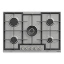 Estufa Empotrable 75 cm BL 5 Quemadores SABAF + Wok 5kW, Acero Inoxidable, 110V