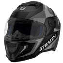 Cascos Stealth Concept Brillante Negro/Gris