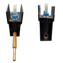 Válvula para dispensador de agua filtrada con base negra incluye nipple