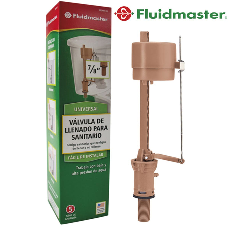 VALVULA DE INODORO (7) "FLUIDMASTER"