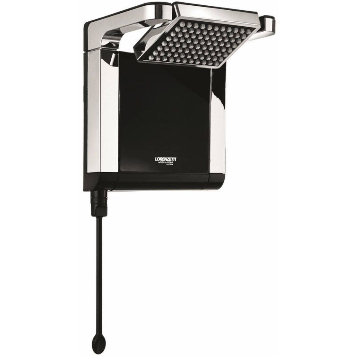 REGADERA ELECTRICA DUCHA (8) "LORENZETTI" ACQUA STAR CROMO/NEGRO