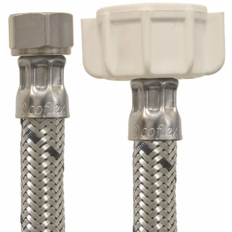 Tubo Abasto COFLEX Inodoro 3/8"COMPx7/8"FIP  Metal 16"