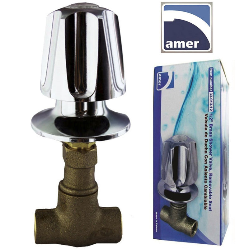 MANERAL MANIGUETA REPUESTO DUCHA LLAVE DE BANO "AMER" IPP GRANDE BRONCE