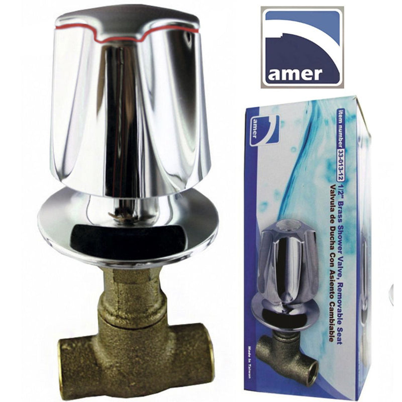 LLAVE DE BANO  MANERAL MANIGUETA REPUESTO DUCHA  "AMER" IPP MODELO NUEVO CALIENTE