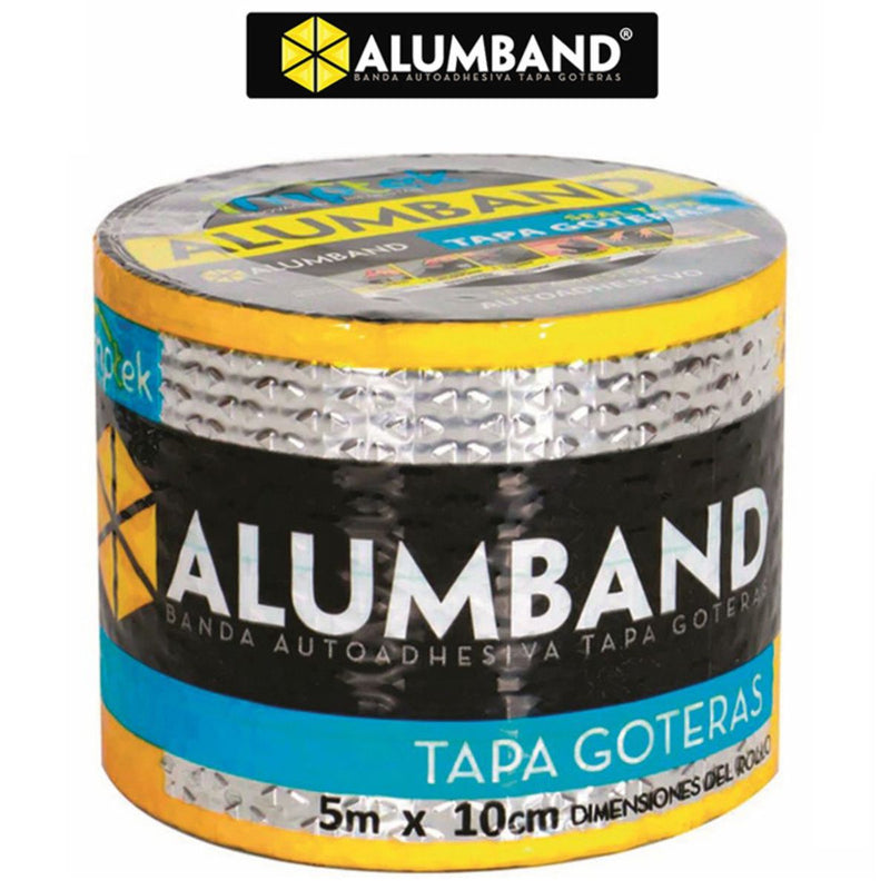 ALUMBAND Autoadhesivo 2mm "Tapa Goteras"  5m x10cm