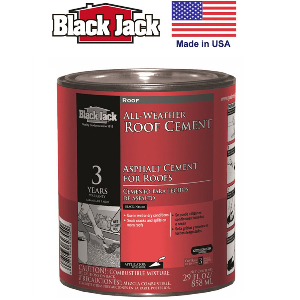 SELLALOTODO BLACK JACK U.S.A 1 /4 GALON