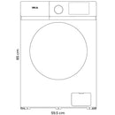 Lavadora y secadora 2 en 1 inverter. Capacidad 16 kg / 9 kg. Lavasciuga 1609