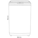 Lavadora automática de 13.5 Kg. Gris Oscuro, Lavatrice 1305