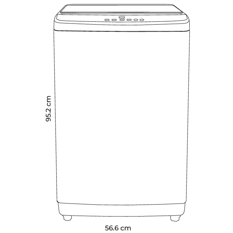 Lavadora automática de 13.5 Kg. Gris Oscuro, Lavatrice 1305