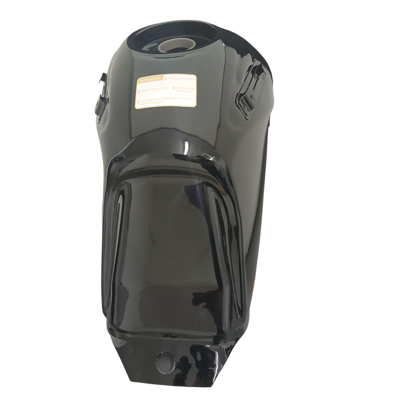 FUEL TANK BLACK B4 WITH STICKER