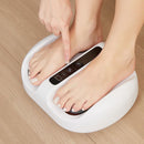 Masajeador de Pies y Piernas con Calor y Vibración. Máquina de Masajes Recargable de 1800mAh con 3 Niveles y 3 Modos de Uso.