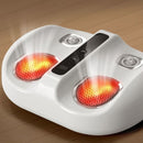Masajeador de Pies y Piernas con Calor y Vibración. Máquina de Masajes Recargable de 1800mAh con 3 Niveles y 3 Modos de Uso.