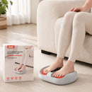 Masajeador de Pies y Piernas con Calor y Vibración. Máquina de Masajes Recargable de 1800mAh con 3 Niveles y 3 Modos de Uso.